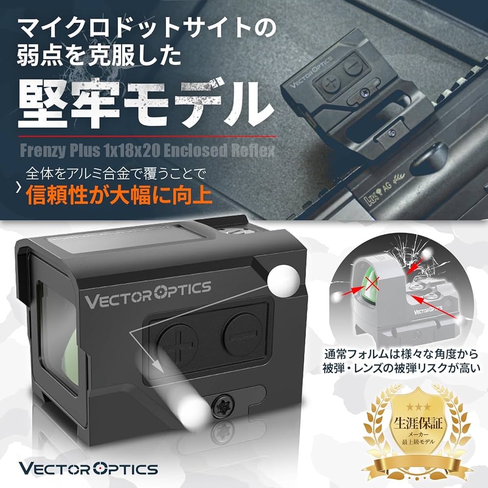 Amazon.co.jp: ベクターオプティクス 【2023年モデル】 Frenzy Plus