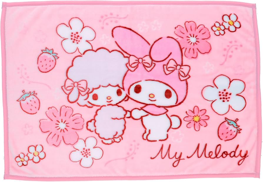 Amazon｜[丸眞] ひざ掛け ブロッサムカラー 07マイメロディ 約H70