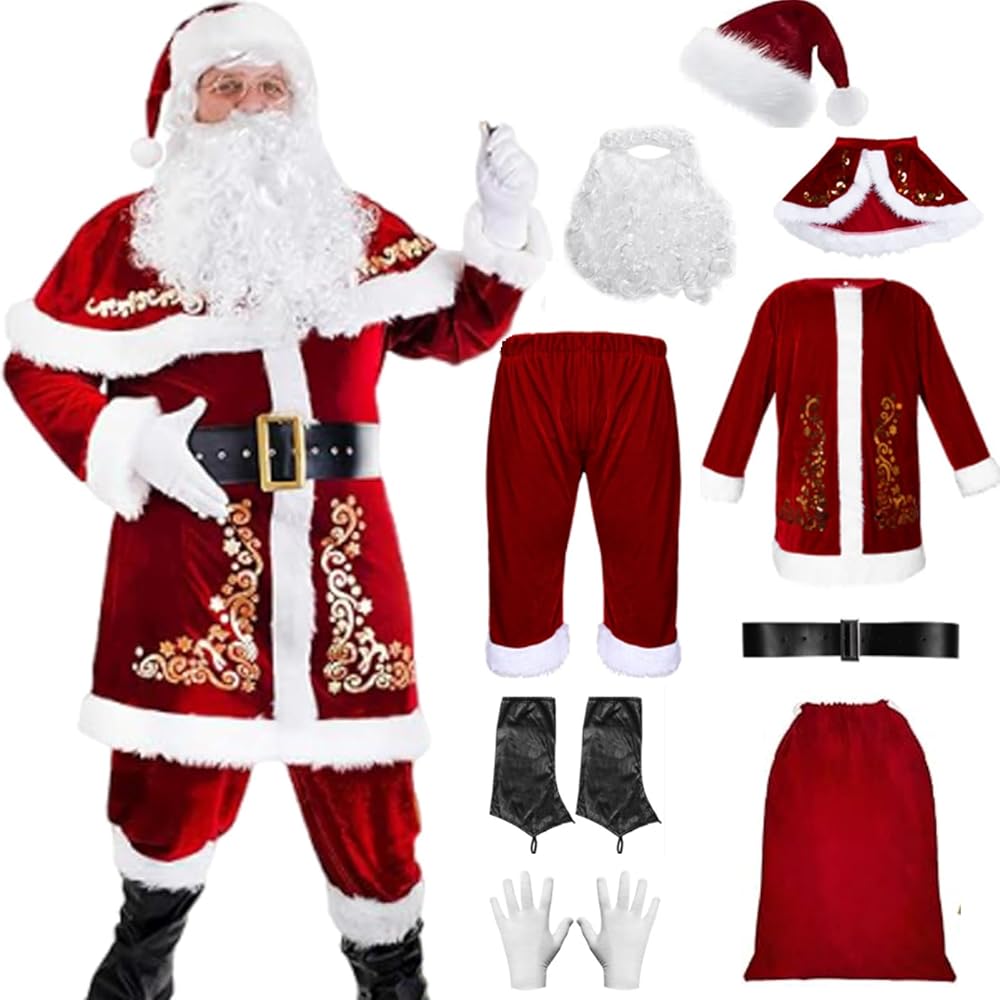 Amazon.co.jp: [Matreeglam] サンタクロース コスチューム サンタ