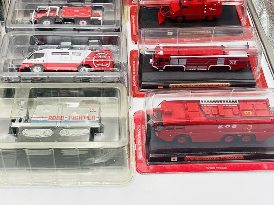 Amazon | 週刊 世界の消防車 各種 22台 ミニカー 当時物 現状品 希少品