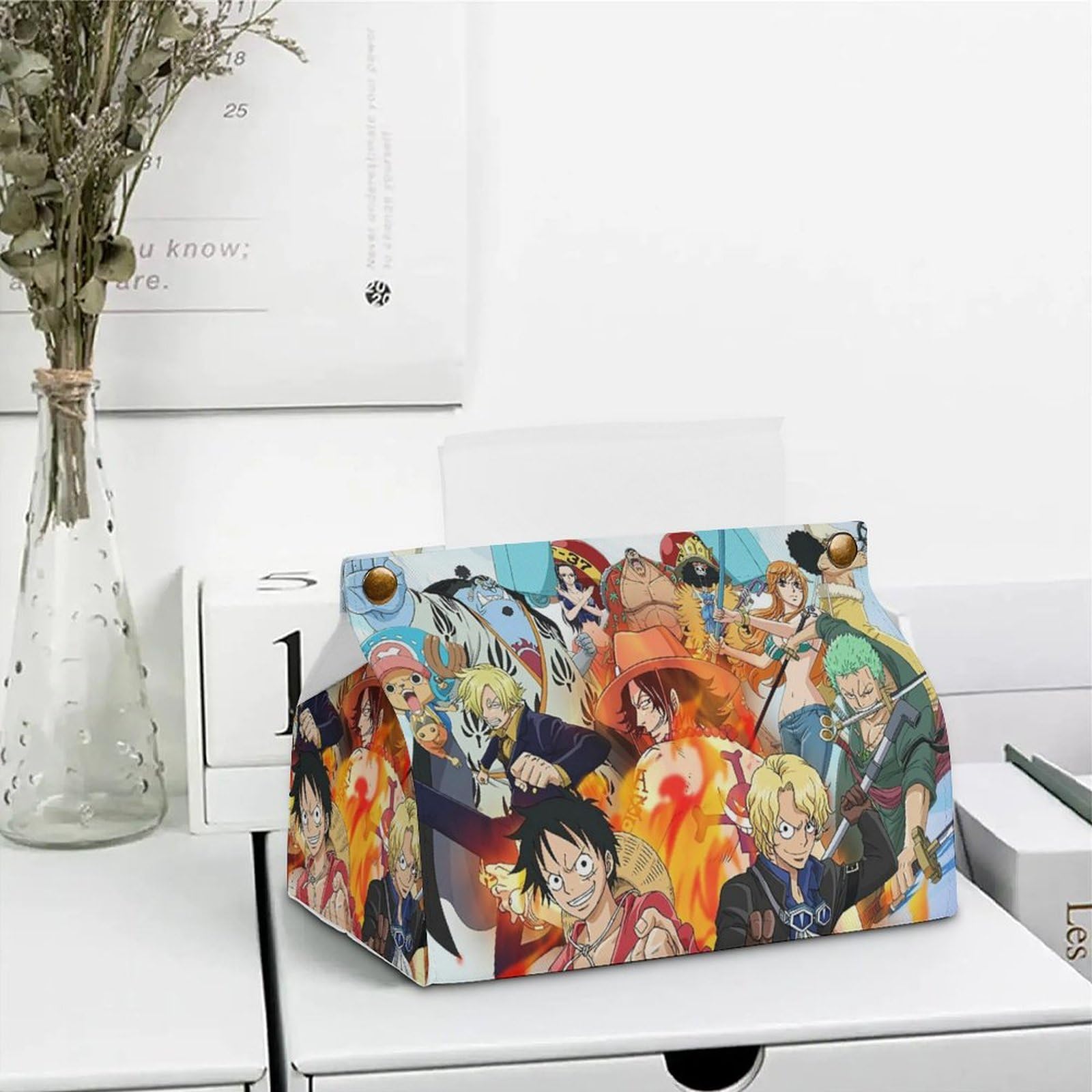 Amazon｜ワンピース ONE PIECE ティッシュボックス PUレザー