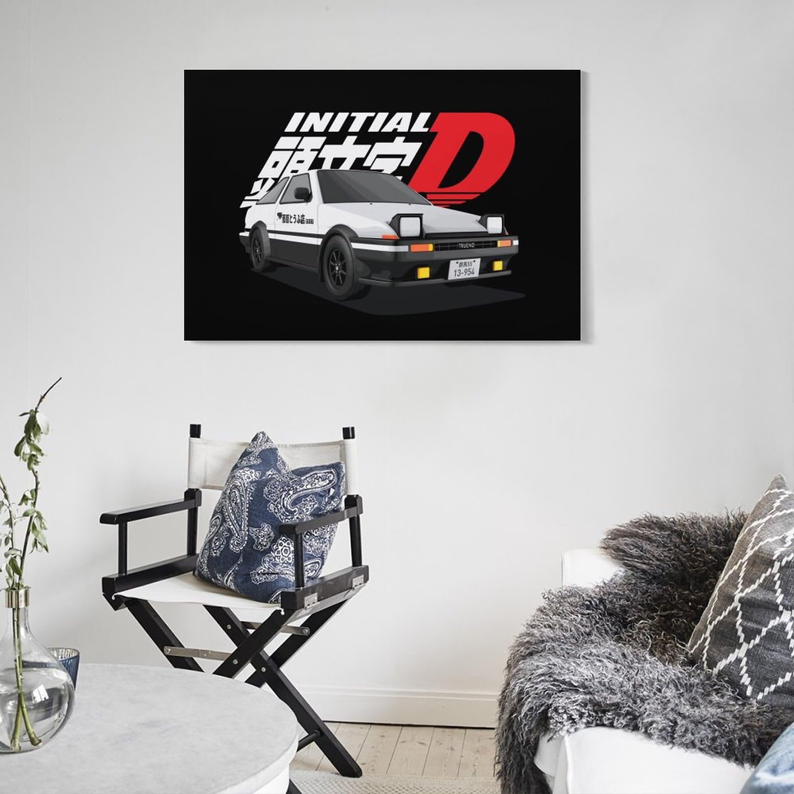 Amazon.co.jp: 頭文字d イニシャル D Ae86 ポスター アートパネル 装飾