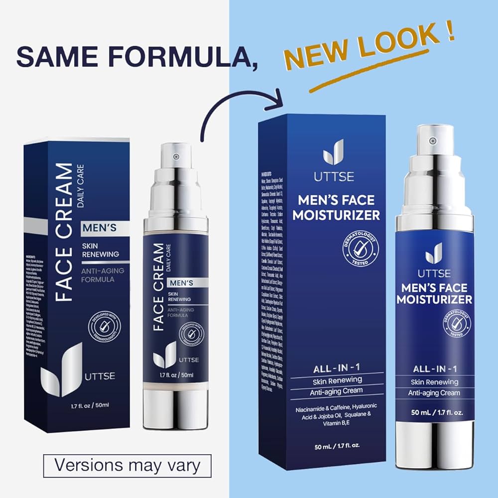Amazon.com: 6-in-1 Face Cream for Men: Anti Aging & Wrinkle Cream
