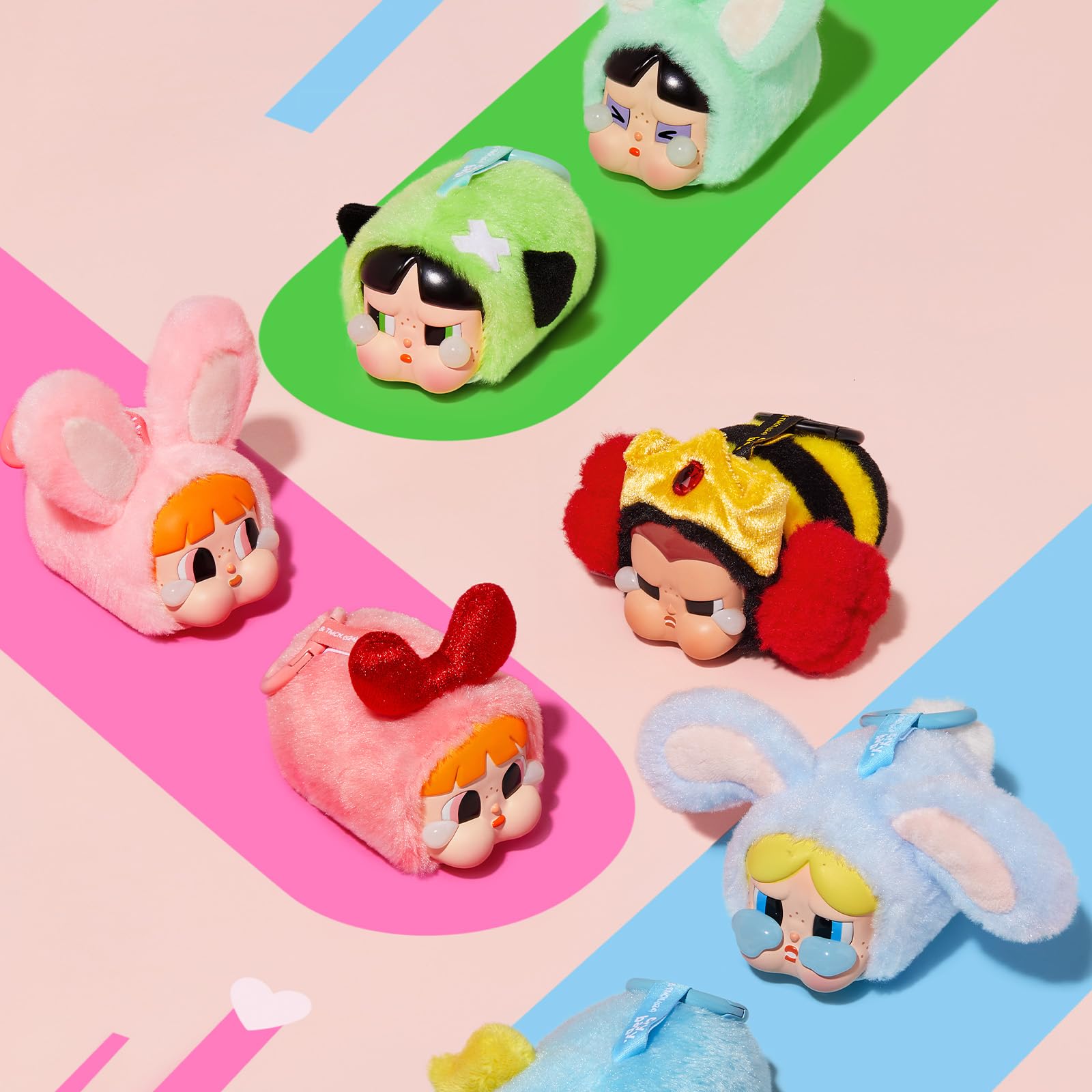 Amazon.com: POP MART Crybaby × Powerpuff Girls Series-Vinyl Face