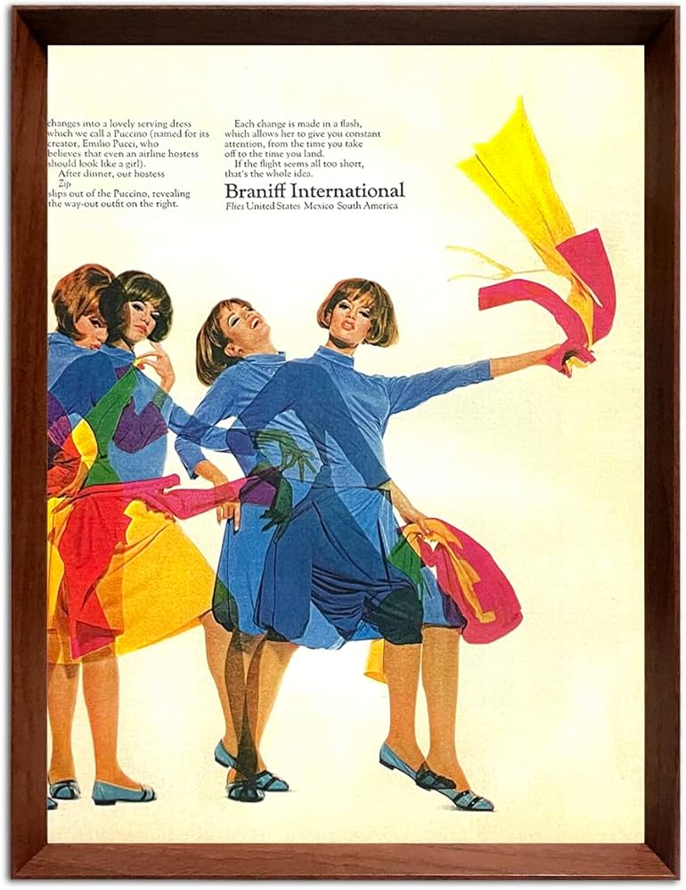 Amazon.co.jp: ブラニフ航空 エミリオ・プッチ 1960年代 アメリカ雑誌