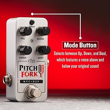 Amazon.com: Electro-Harmonix Pico Pitch Fork Pitch Shifter Pedal