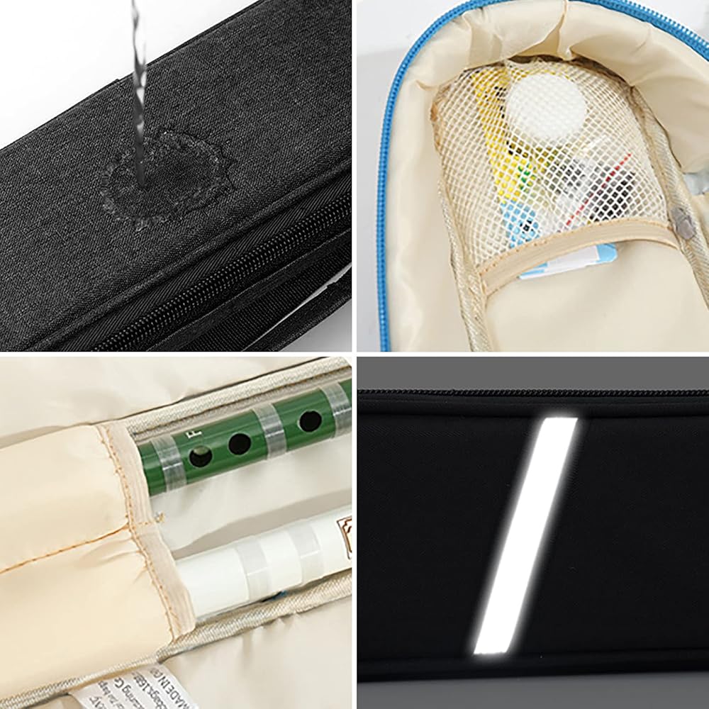 Amazon.co.jp: 笛 楽器 収納ケース 横笛 篠笛 尺八 龍笛 袋 2本入り 木