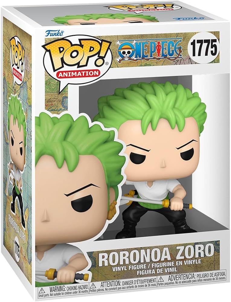 Amazon.com: Funko POP Animation: One Piece - Roronoa Zoro - 1/6
