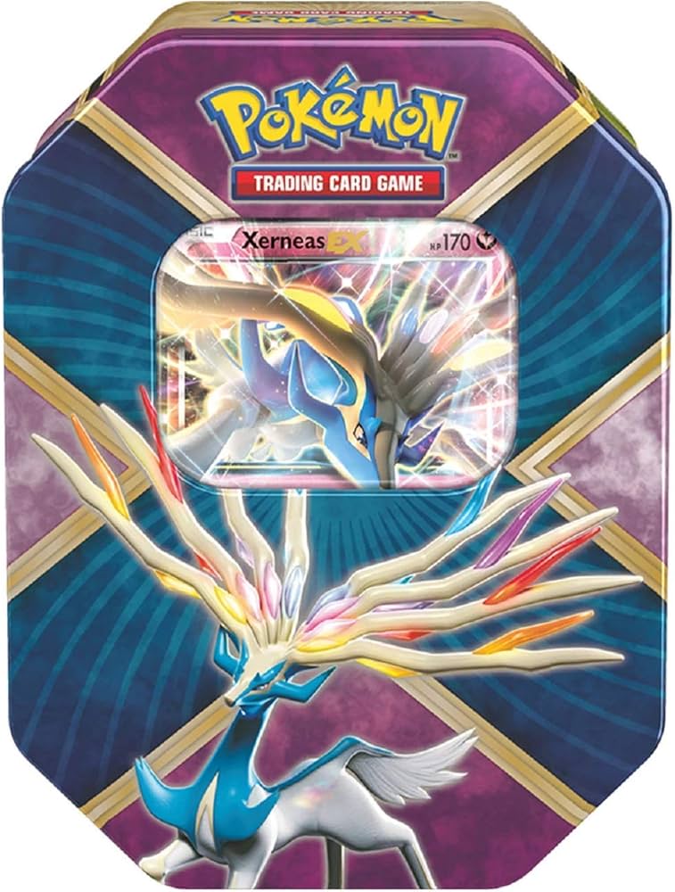 Pokemon TCG: Xerneas EX Pokemon Tin - Legends of Kalos Tin