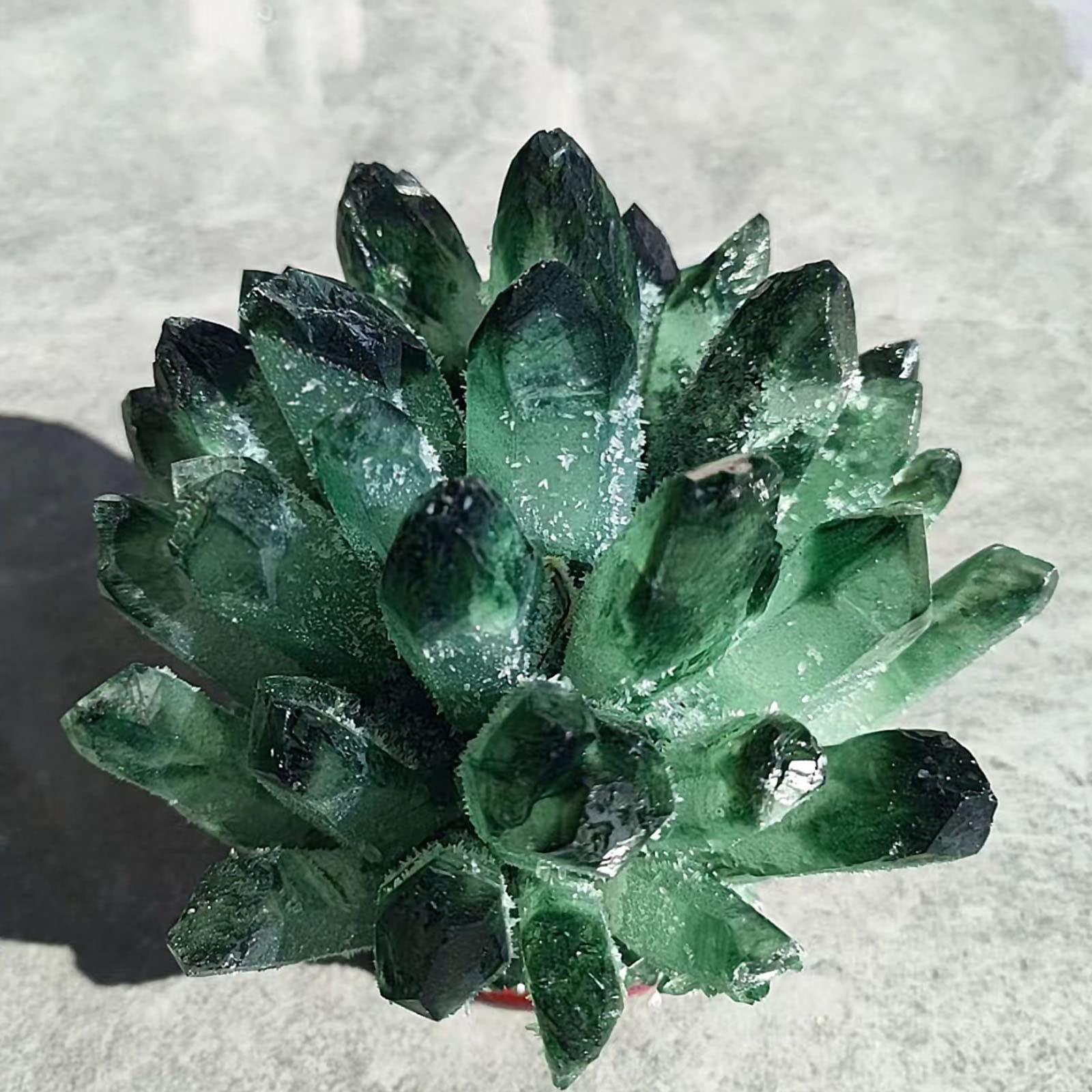 Amazon.co.jp: 天然の岩石である清クオーツ珍しい白色石英結晶原石家具