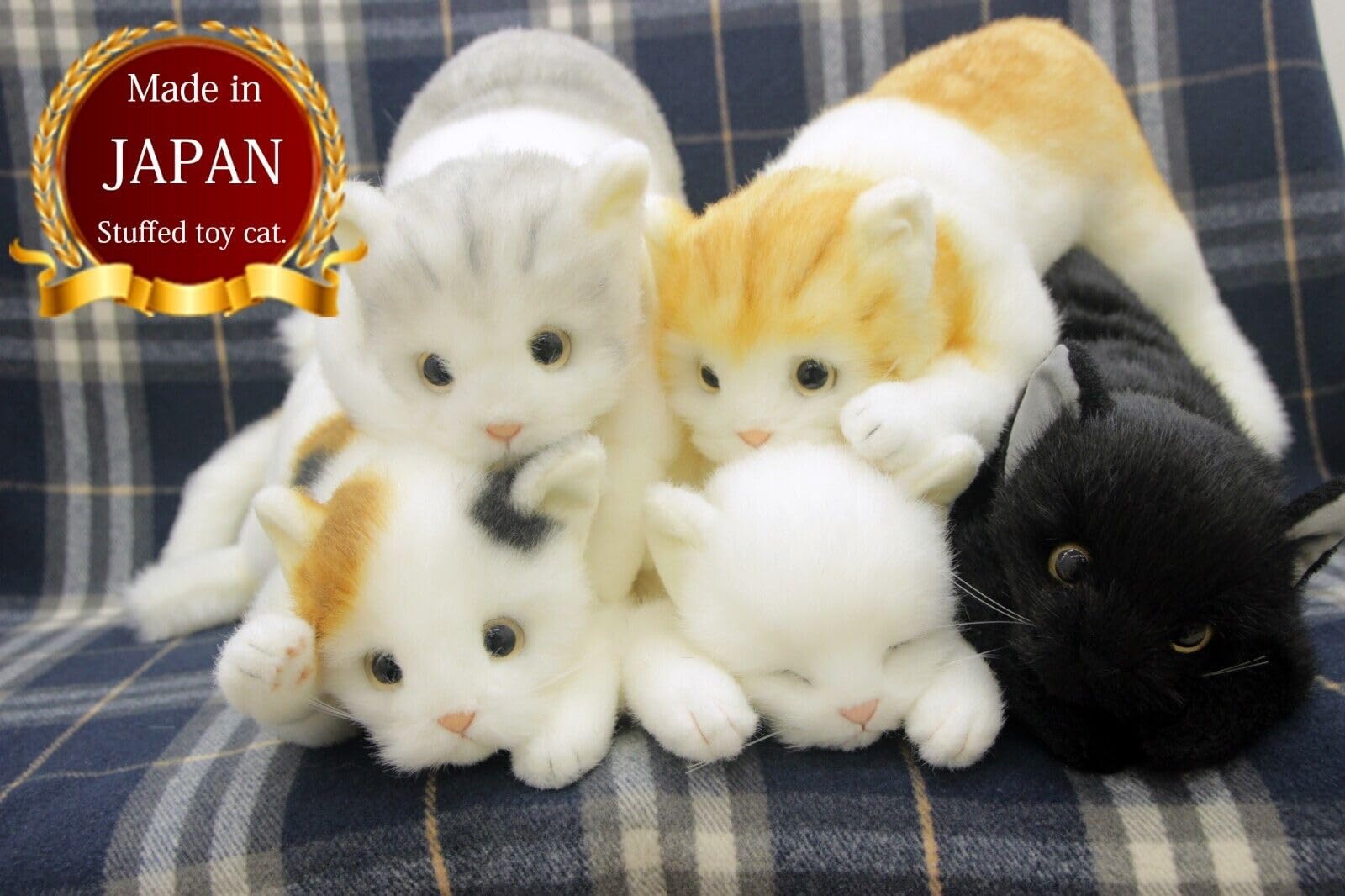 Amazon.co.jp: 童心 リアルシリーズ 日本製 リアルな猫のぬいぐるみ