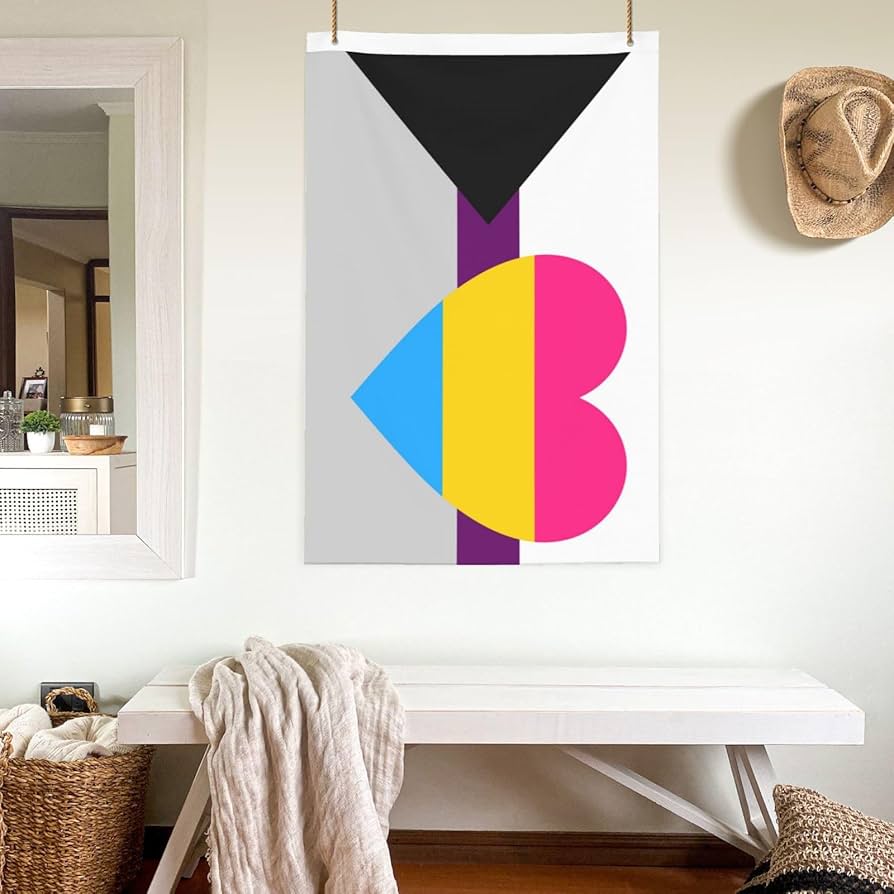 Amazon.com : Demisexual Panromantic Pride Flag The 2x3ft Flag Is