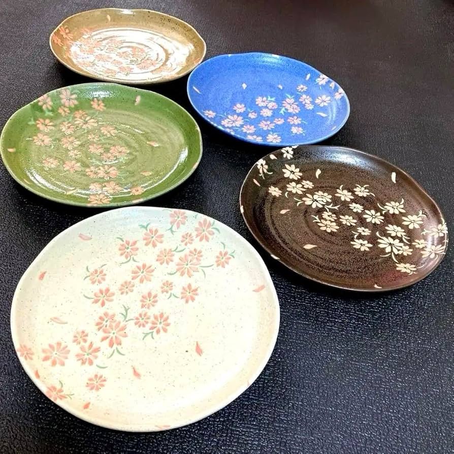 Amazon.co.jp: ノーブランド品美濃焼前畑陶器庫山窯竹久夢二大皿