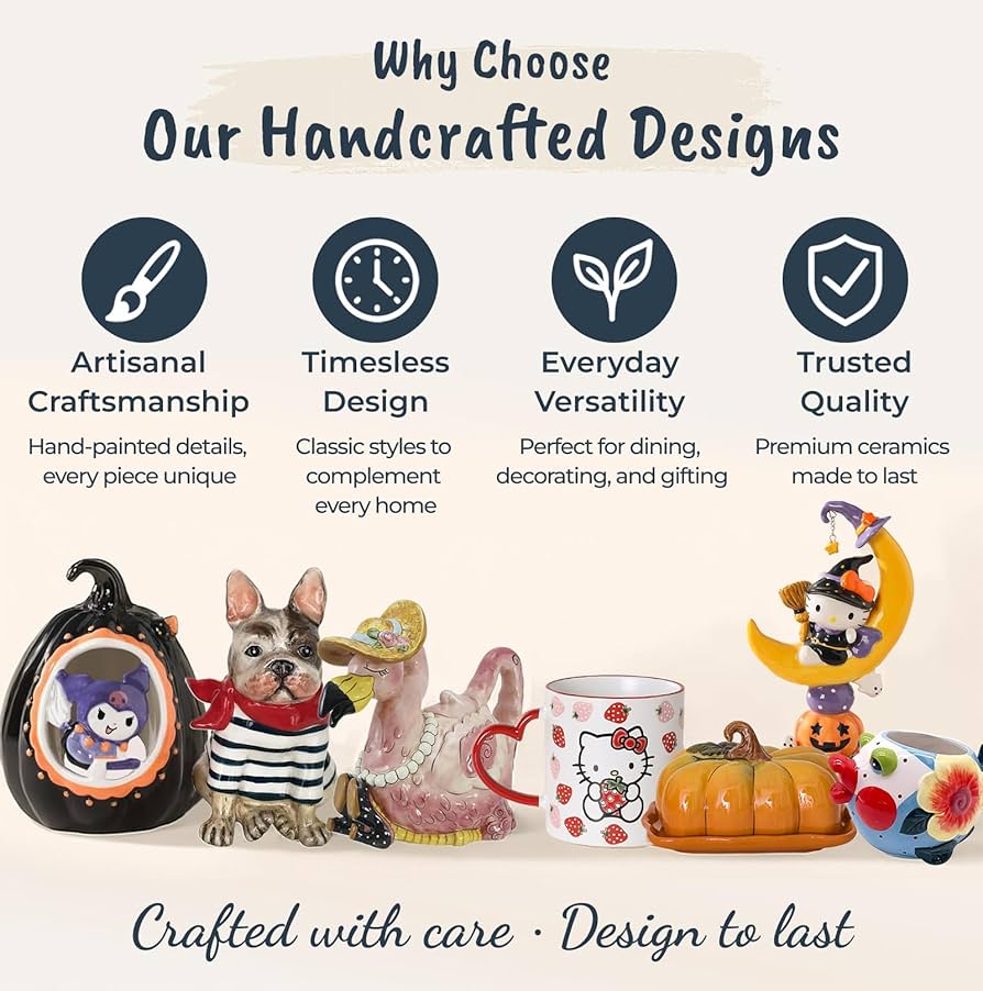 Amazon.com: Blue Sky Clayworks Hello Kitty Mermaid Mug Set of 2