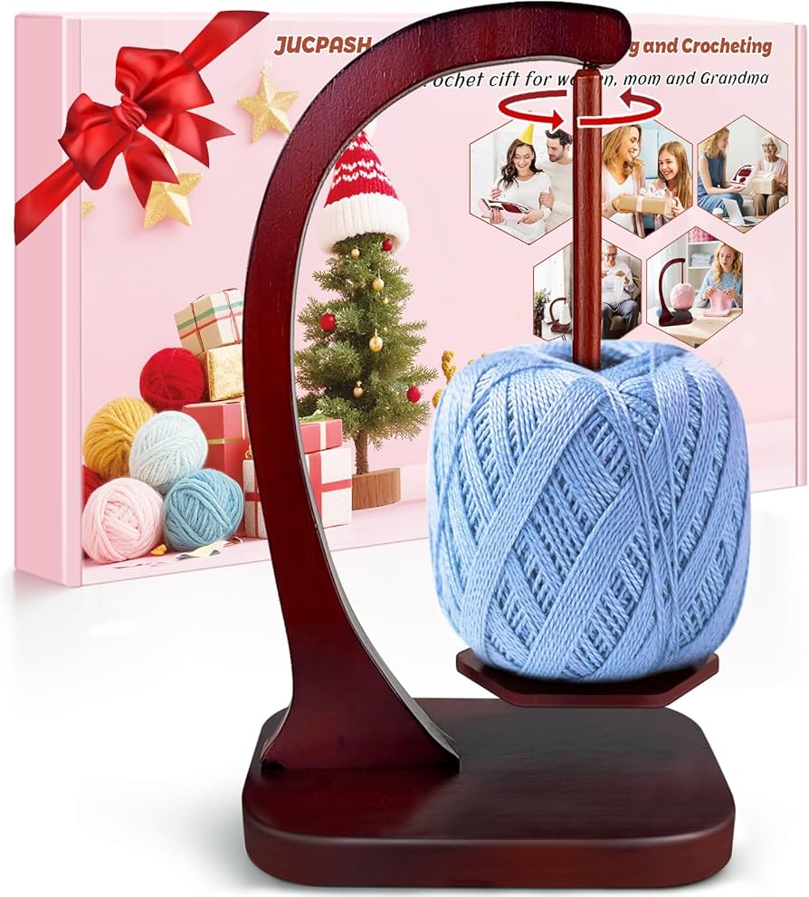 Amazon.com: JUCPASH Yarn Holder for Crocheting and Knitting