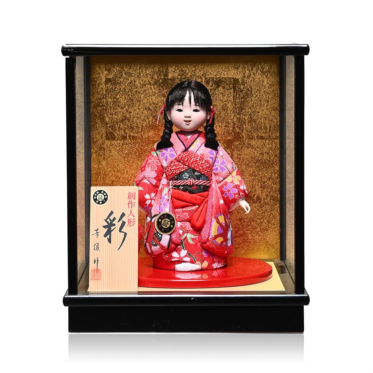 Amazon | 【木目込市松】【市松人形】市松人形5号 木目込京都西陣友禅