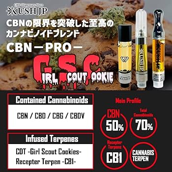 Amazon | 【KUSH JP】 CBNリキッド 高濃度 CBN -PRO- 【改正基準適合