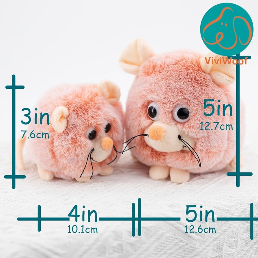 Amazon.co.jp: MR VIVICARE 5インチ ピンクのネズミ/ネズミの