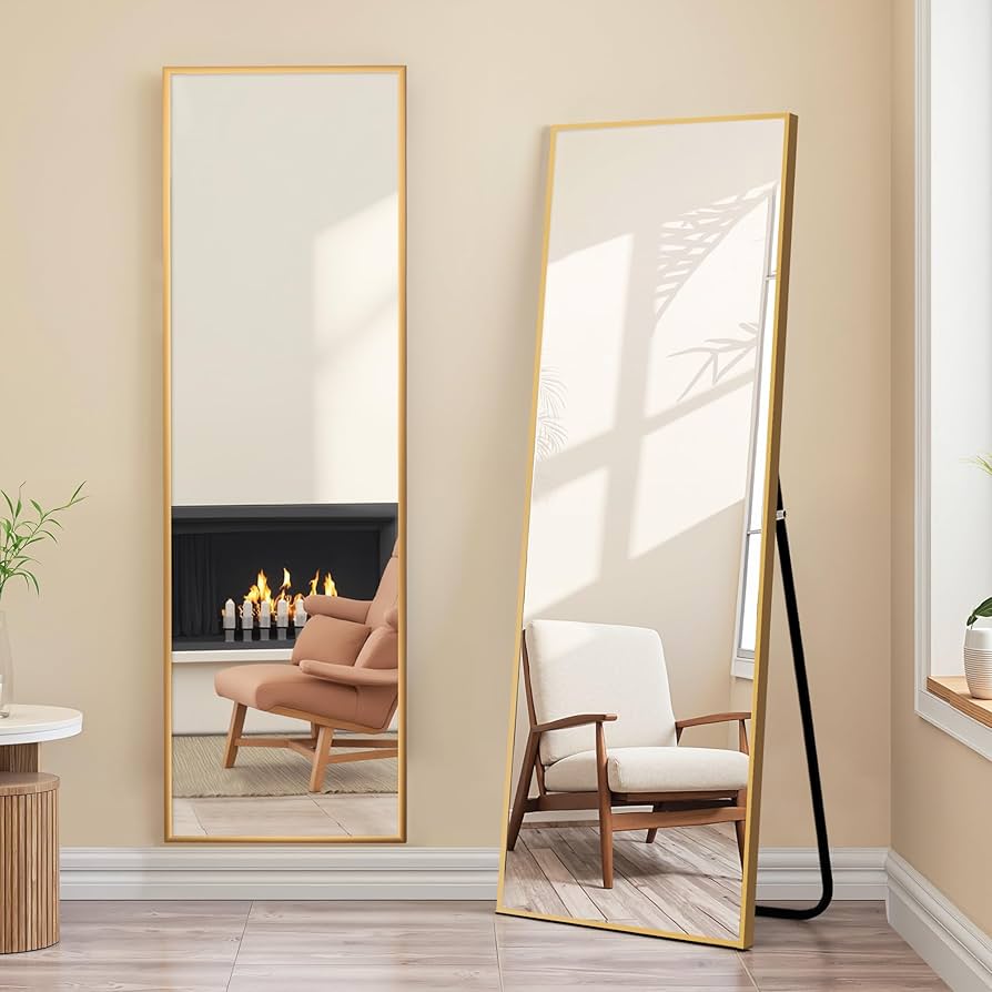 Amazon.co.jp: ミルオ君の鏡工房 姿見 全身ミラー 強化ガラス 割れても