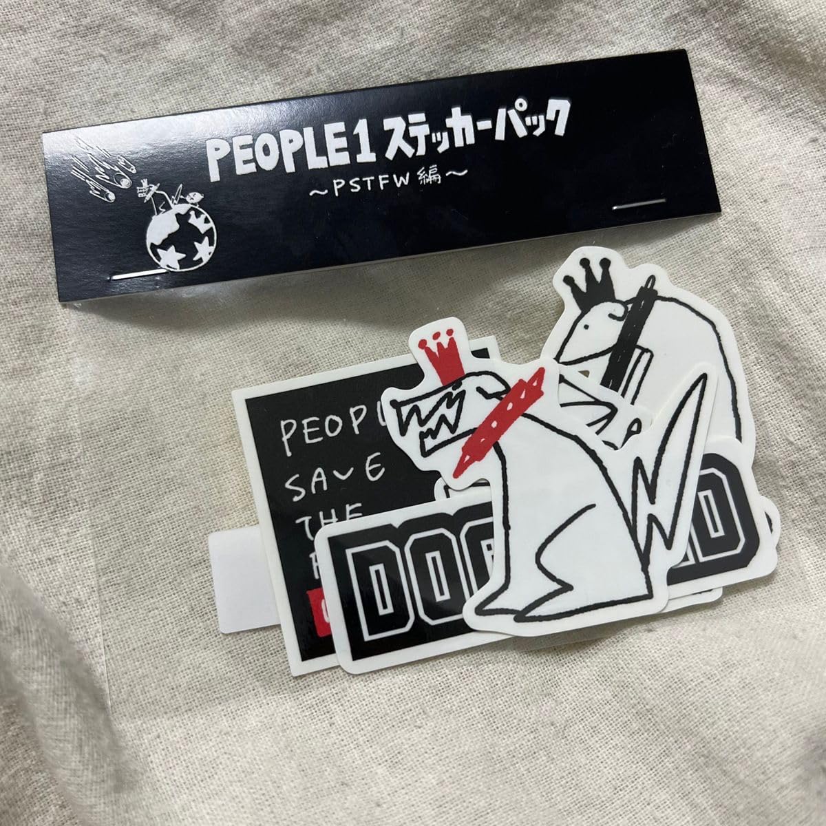 Amazon.co.jp: PEOPLE1 ステッカー people1 バンドグッズ DOGLAND