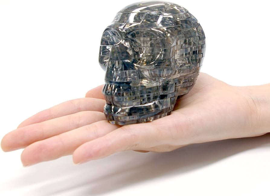 Amazon.co.jp: クリスタルパズル ブラック スカル 50128 : おもちゃ