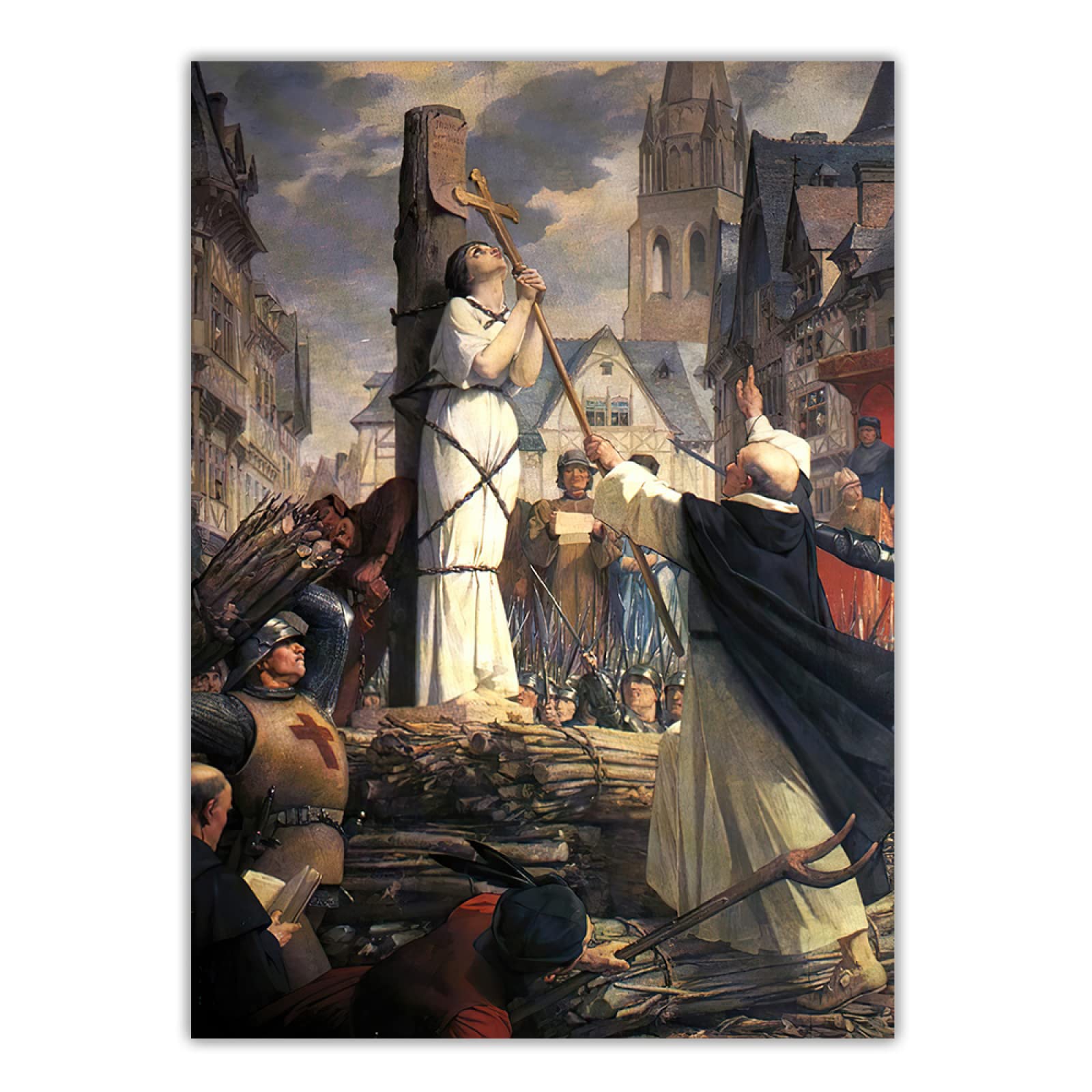 Amazon｜ジュール・ウジェーヌ・レネプヴェウポスター《火刑に処せられ