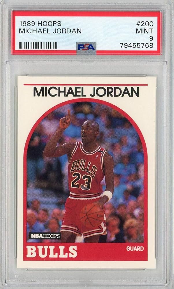 Amazon.com: Graded 1989 Hoops Michael Jordan #200 Basketball Card