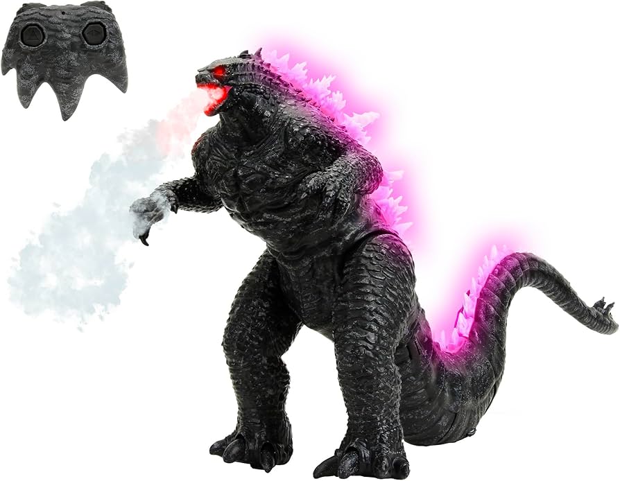 Amazon.com: Jada Toys Heat ray RC Godzilla Toy (63 cm) with Water
