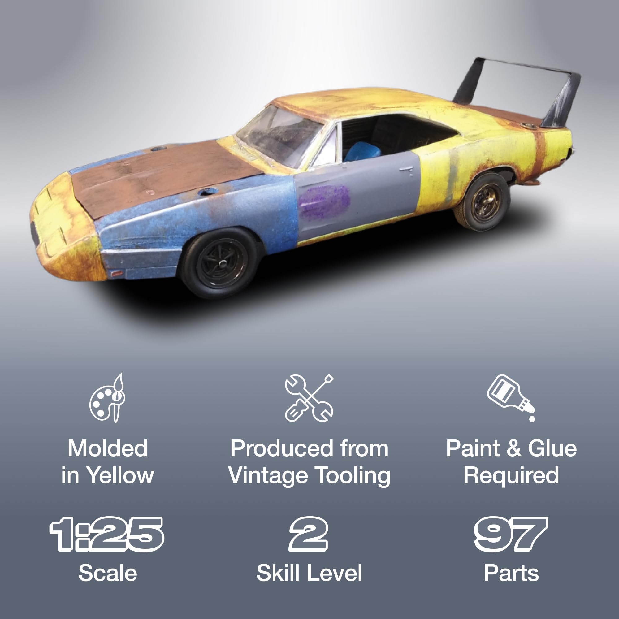 Amazon | amt AMT 1/25 オートアートスタンプシリーズ 1969年 ダッジ