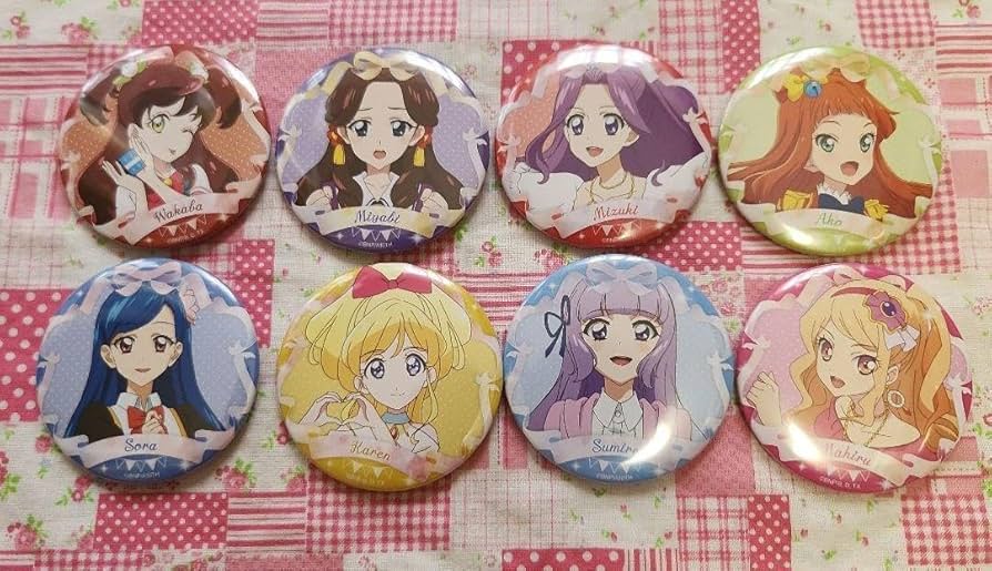 Amazon.co.jp: アイカツ バースデー缶バッジ9月～10月 全8種コンプ