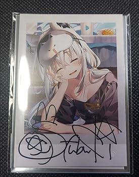 Amazon.co.jp: 直筆サイン入り ホロ ライブ 白上フブキ 誕生日記念2023