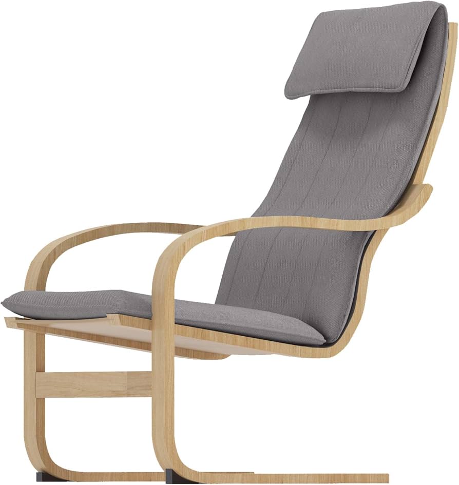 Amazon.co.jp: コットンポアンチェアカバー交換用は、IKEA Poangアーム