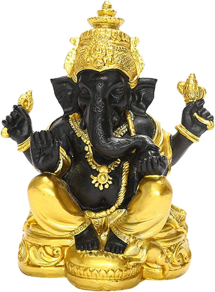 Amazon.co.jp: freneci ガネーシャ像 インドの神様 ガネーシャの置物