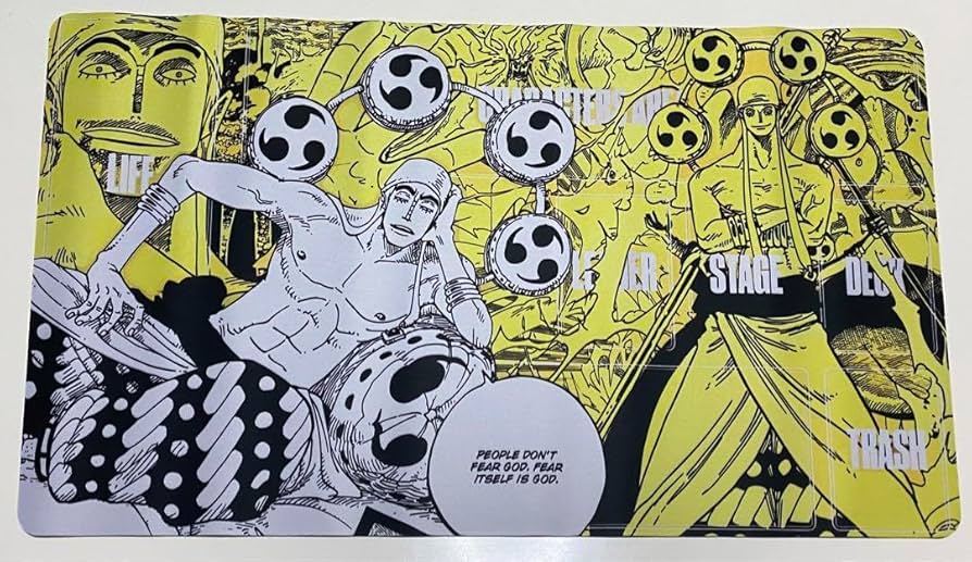 Amazon.co.jp: ワンピース カードゲーム エネル 黄 プレイマット