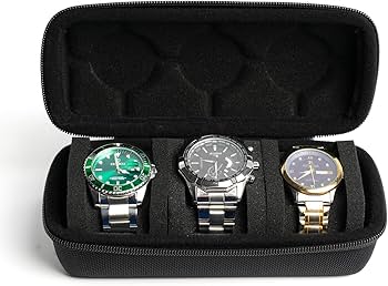 Amazon.co.jp: RIGICASE 3 ウォッチトラベルケースロール、ハード