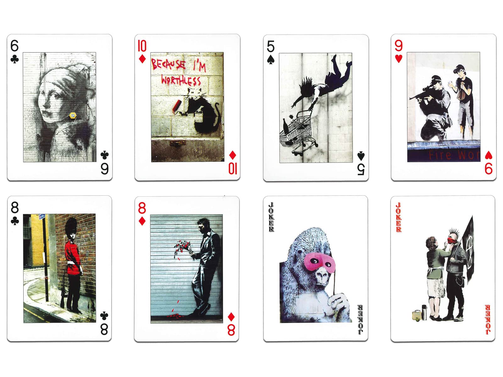 Amazon.co.jp: トランプ［正規品］【バンクシー プレイングカード