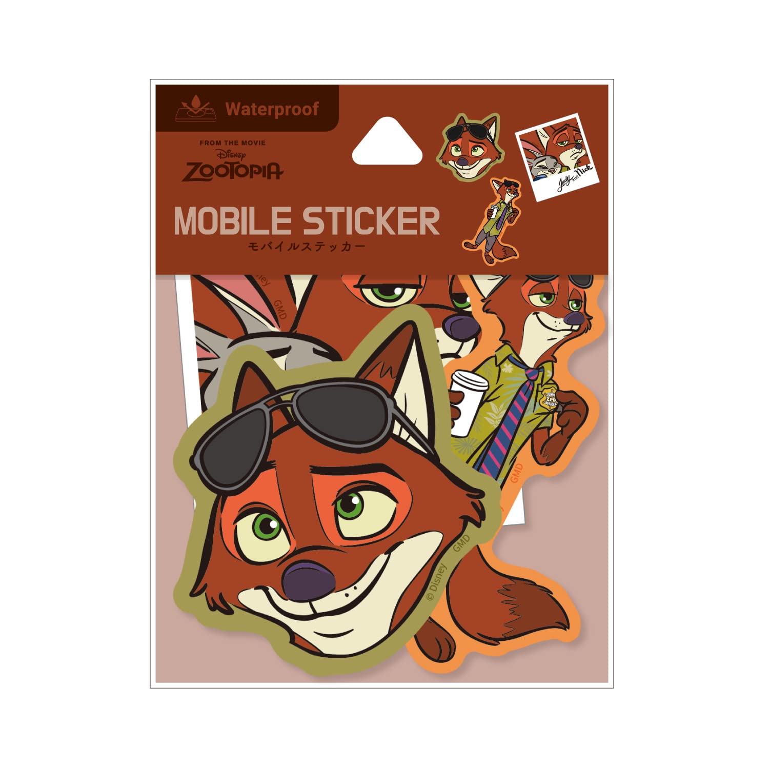 かりともさまご確認用 ズートピア シール・ステッカー カミオジャパン