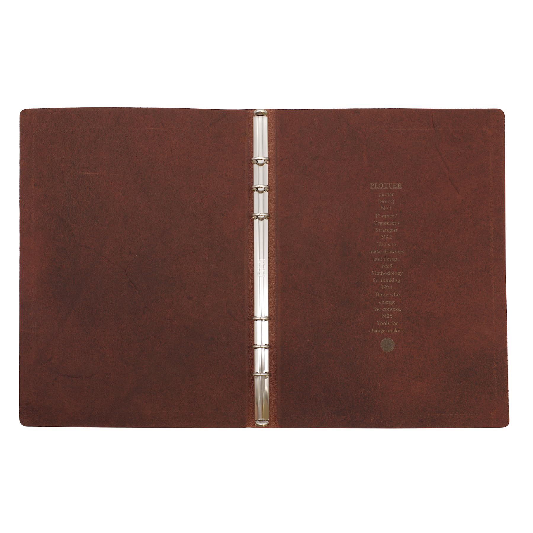 Amazon.co.jp: PLT プエブロ 6穴リングレザー A5 BN : 文房具