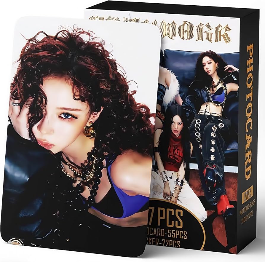 Aespa Photocards KPOP Aespa Dirty Work Album Photocards 55PCS KPOP