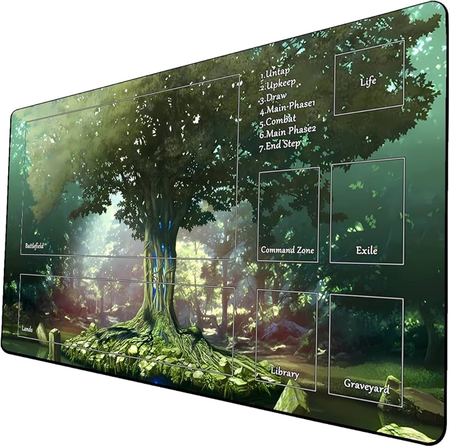 Amazon | MTGプレイマット、MTG TCG用ゲームプレイマット 24 x 14