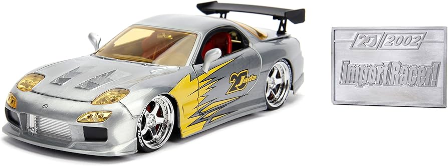 Amazon.com: 1:24 Jada 20 - Imp Racer - '93 Mazda Rx-7 : Toys & Games