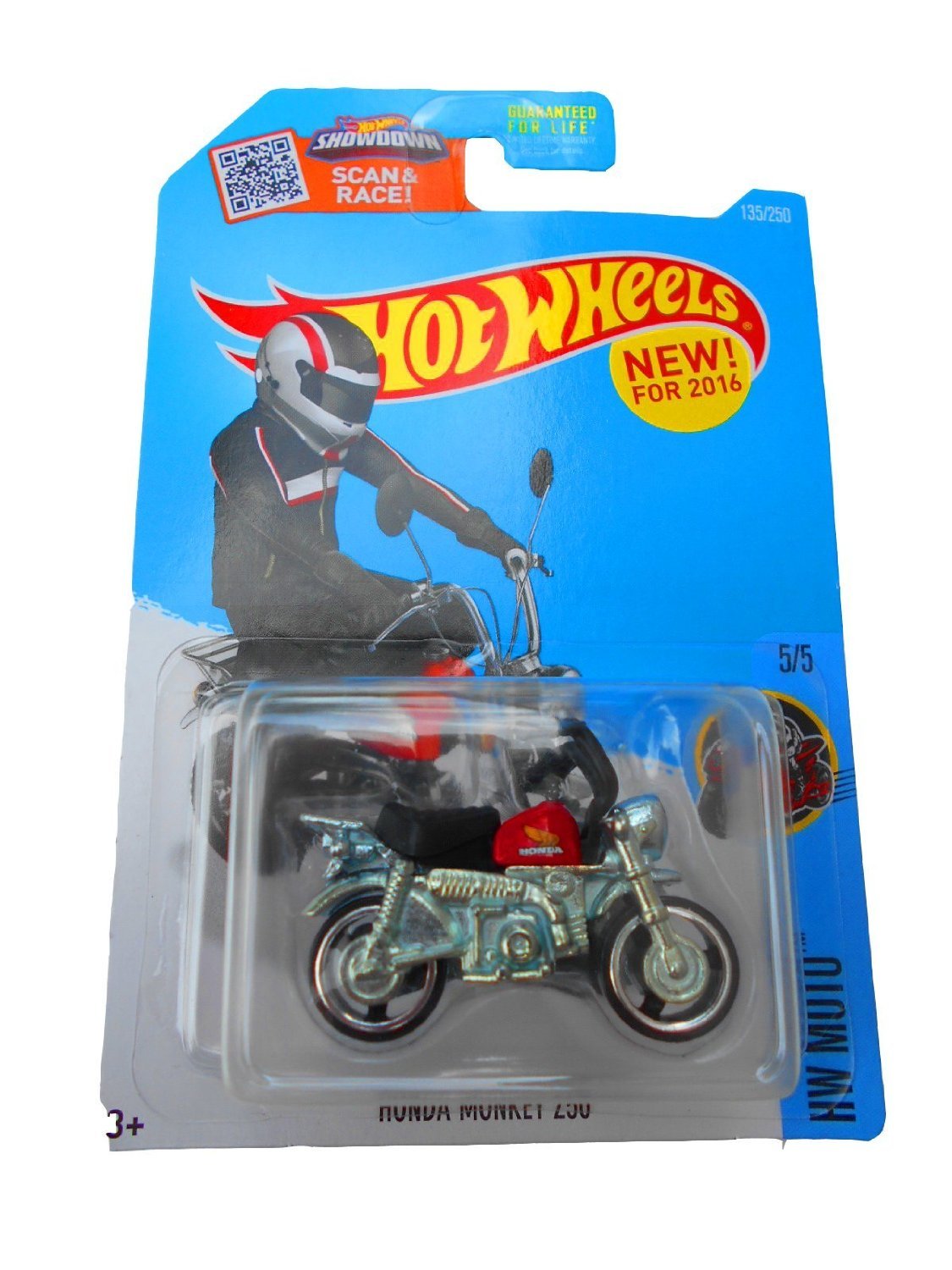 Amazon.com: Hot Wheels, 2016 Honda Monkey Mini Bike [Black and Red