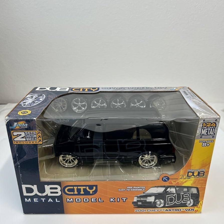 Amazon | 未開封 Jada TOYS DUB CITY 1/24 CHEVY ASTRO VAN 2001 Black