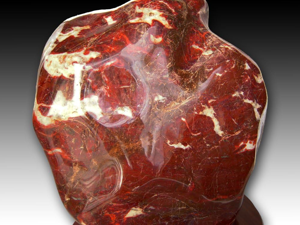 Amazon.co.jp: 紅加茂石 水石 kaw012 赤石 盆石 鑑賞石 : ホーム＆キッチン