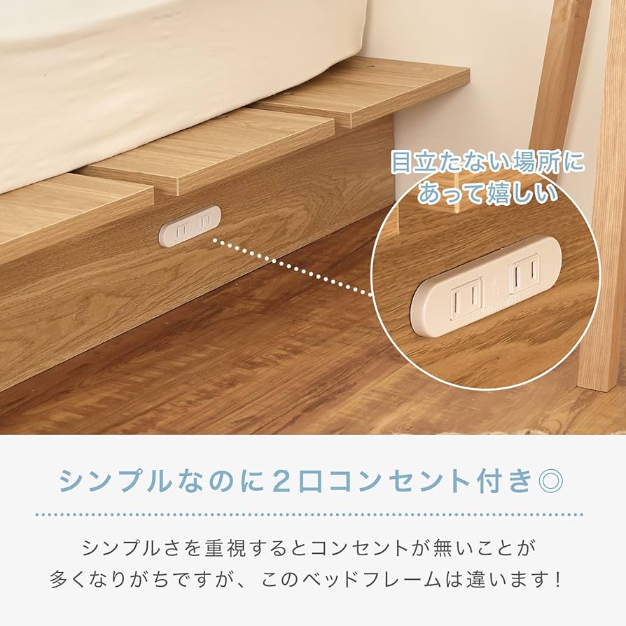 Amazon｜NEO CRASY ボードベッド セミダブル グレー すのこ ローベッド