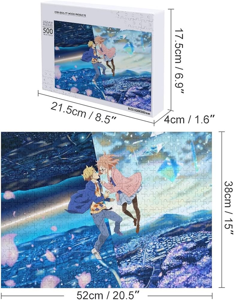 Amazon.co.jp: ジグソーパズル 可愛い アニメ柄 境界の彼方 栗山未来