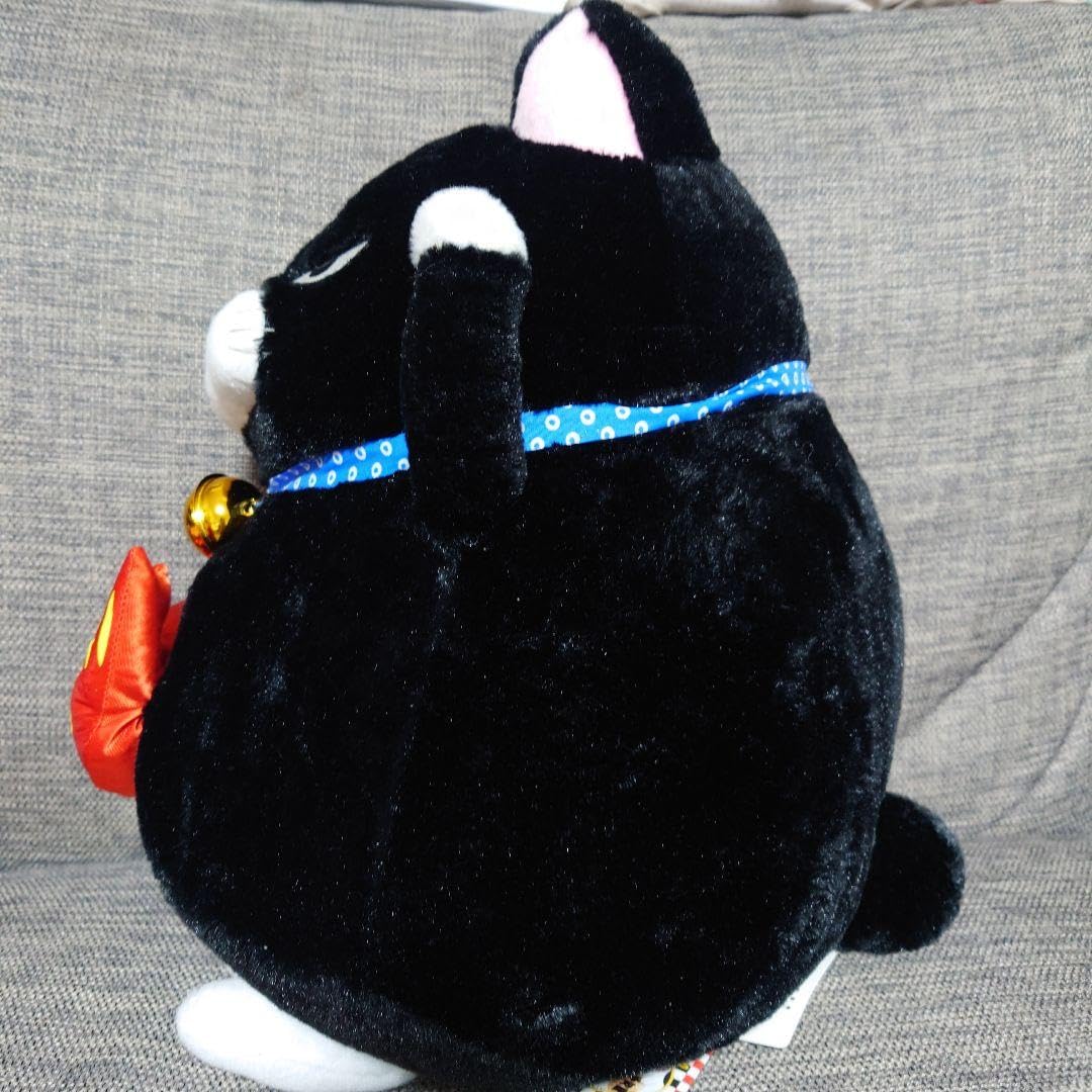 Amazon.co.jp: ひげまんじゅう 招き猫弐 鯛もち 黒豆 ぬいぐるみ