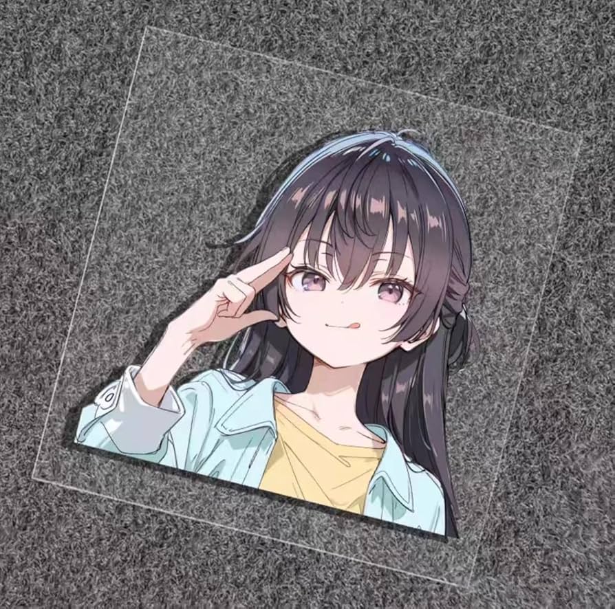 Amazon.co.jp: ロシデレ 周防有希 ステッカー 車用ステッカー 車シール