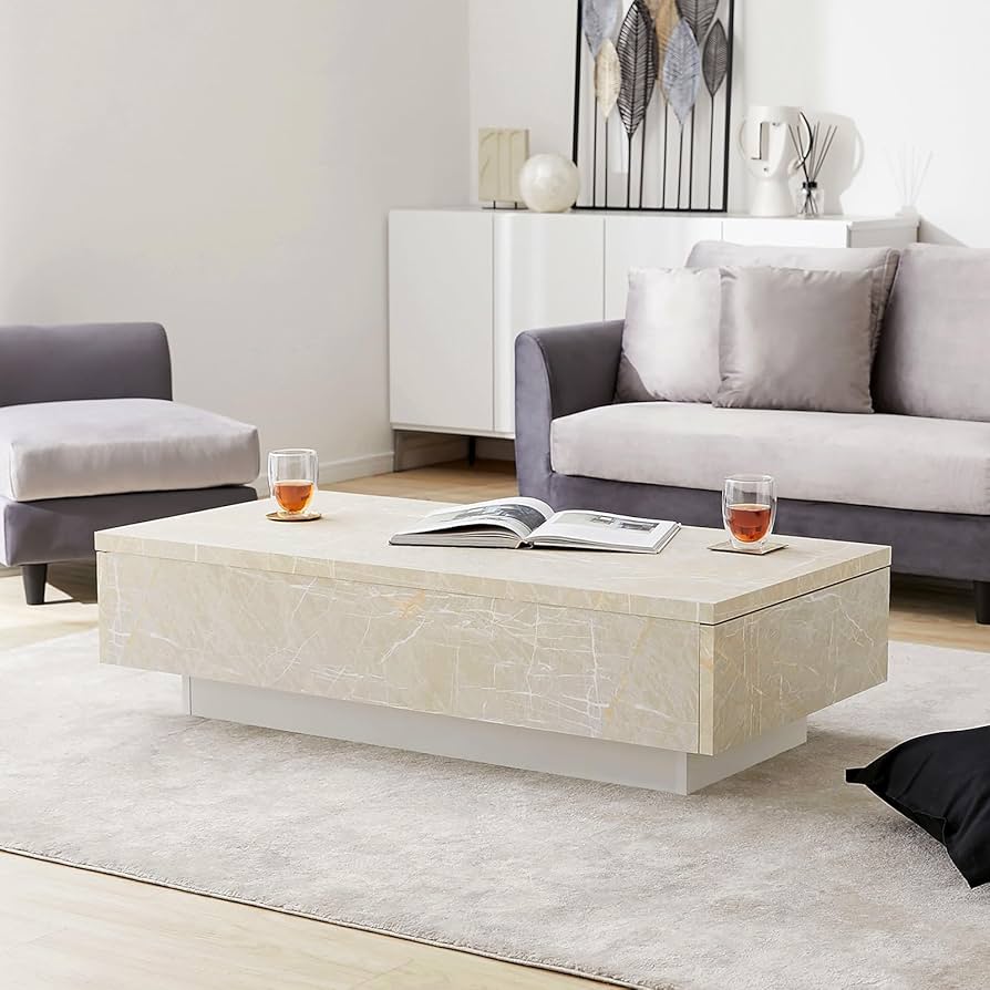 Amazon.co.jp: LOWYA ロウヤ ローテーブル リビングテーブル 引き出し