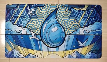 Amazon | サイン入MTG プレイマット 島 ステンドグラス | トレカ 通販